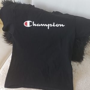 Champion Black Tee
